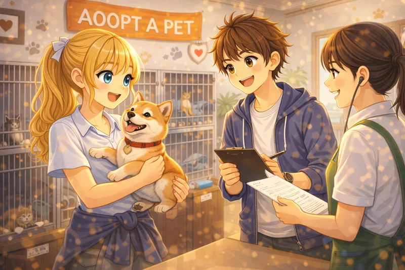 Ein Haustier adoptieren