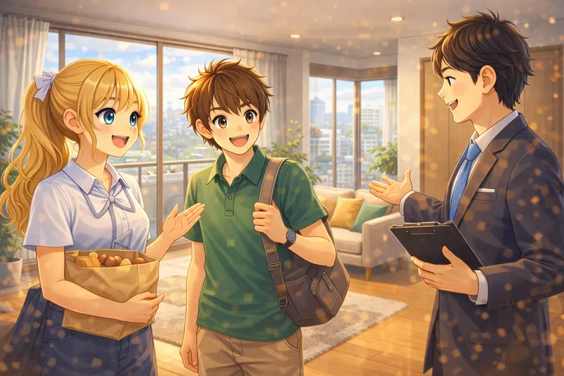 Die Wohnungsbesichtigung