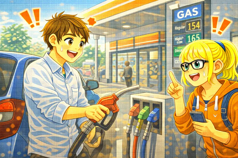 At the Gas Station
