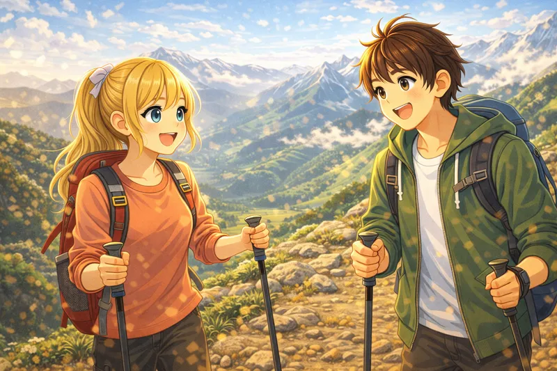 Wandern in den Bergen