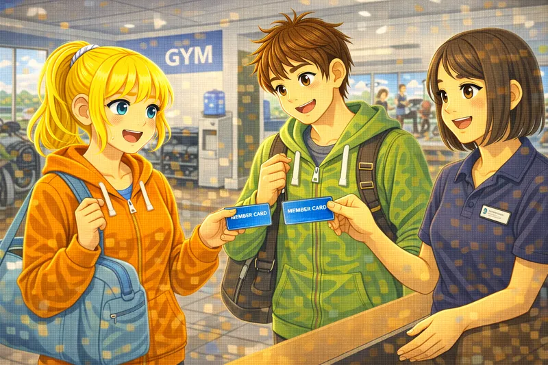 Anmeldung im Fitnessstudio