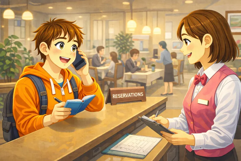 Eine Reservierung machen