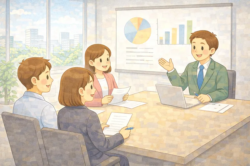 Colleagues gathered around a table in a meeting room