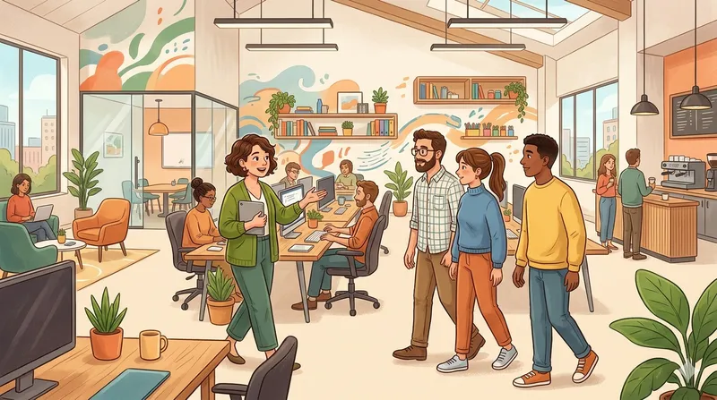 Rondleiding door het kantoor