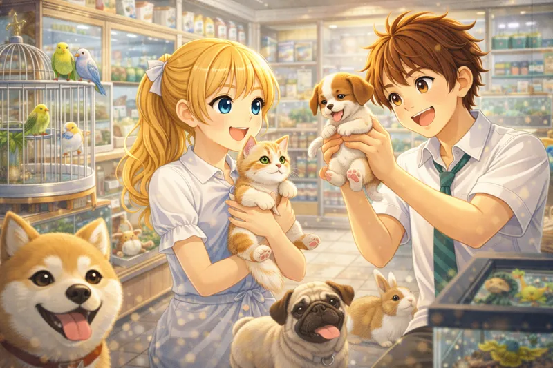 Abenteuer in der Tierhandlung