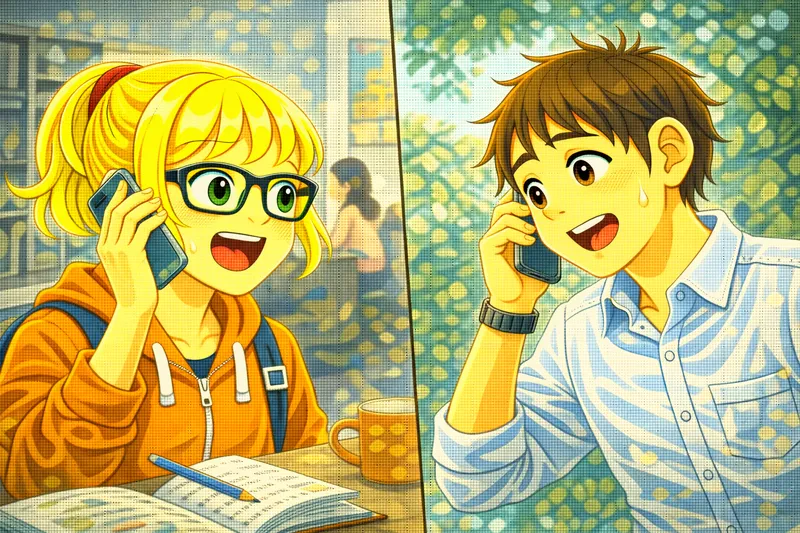 Conversazione telefonica - Italian story for elementarys