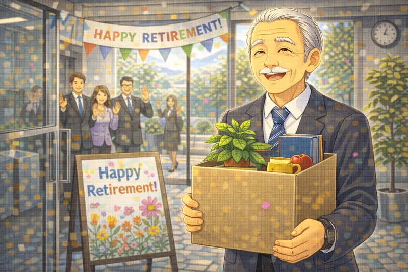 Der Tag der Pensionierung