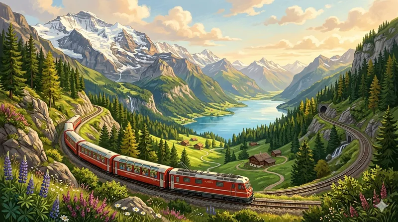 Viaggio in treno panoramico