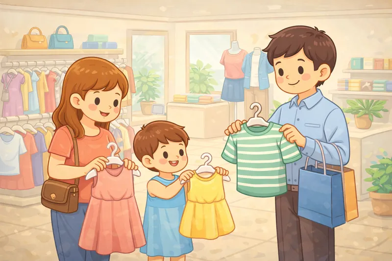 A person trying on clothes in a fitting room