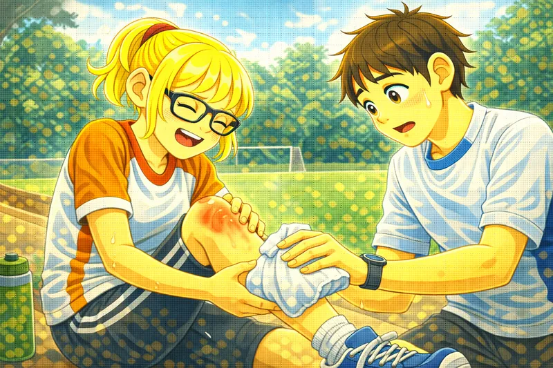 Urheiluvamma - Finnish story for elementarys