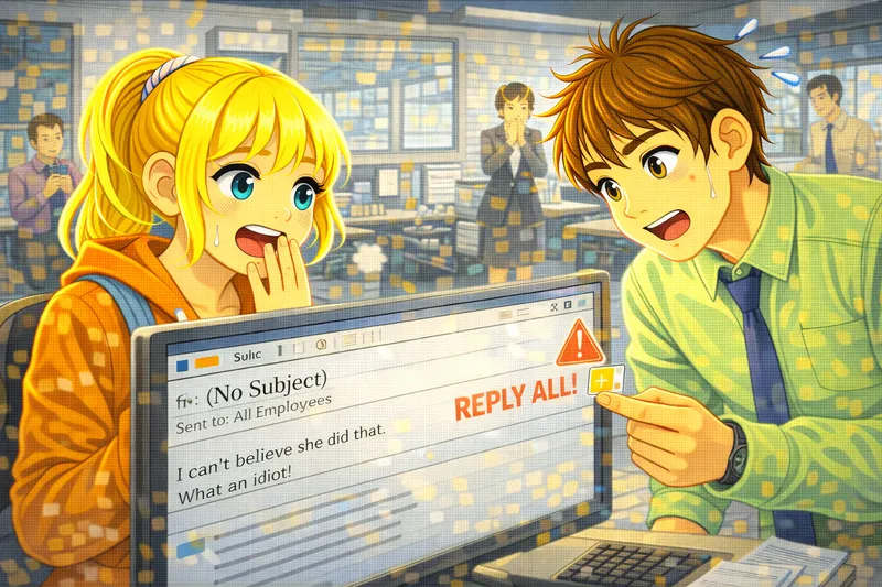 Die versehentliche Antwort an alle