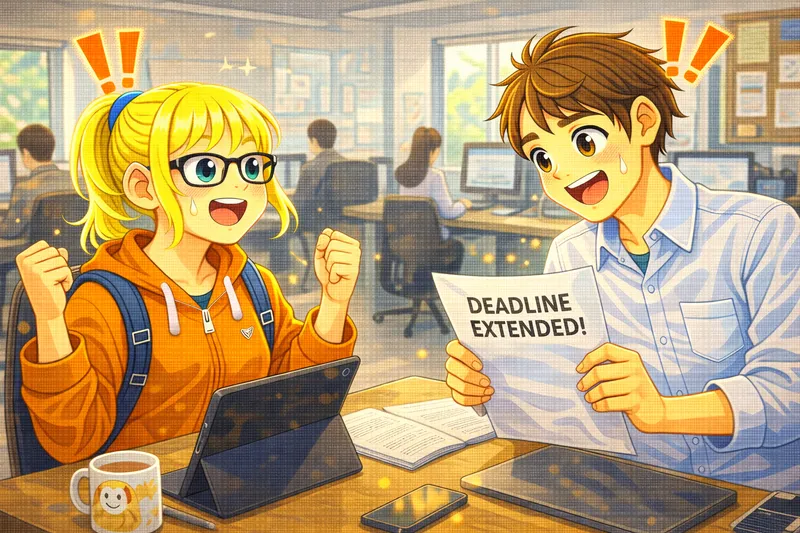 Asking for a Deadline Extension