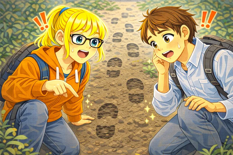 Die geheimnisvollen Fußspuren