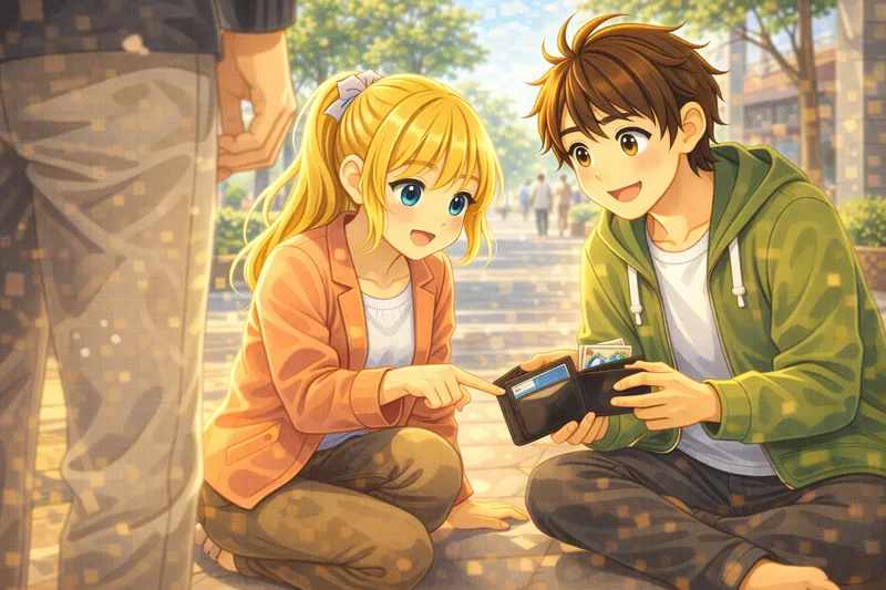 Die verlorene Brieftasche