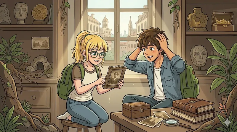 La vecchia fotografia - Italian story for intermediates