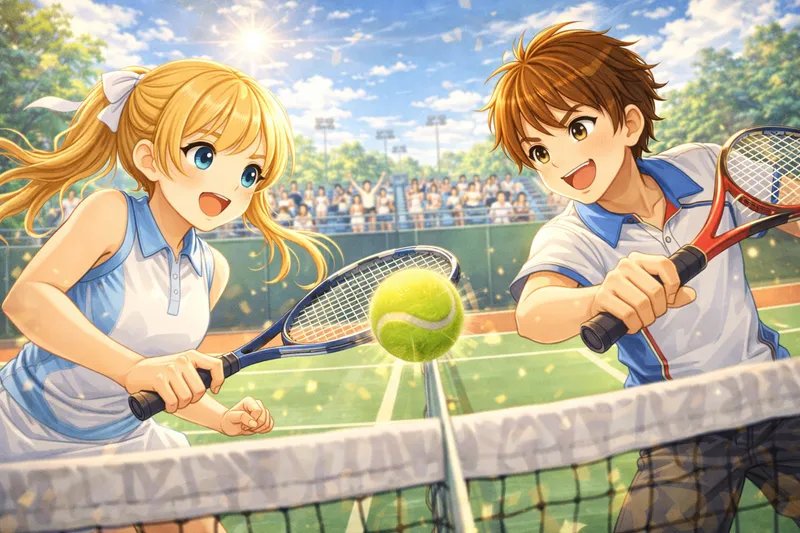 Das Tennismatch