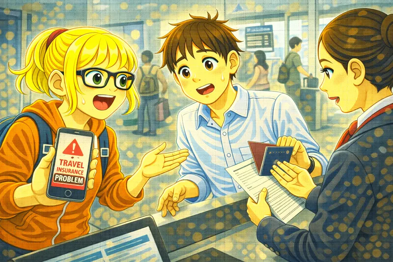 Il problema dell'assicurazione di viaggio - Italian story for intermediates