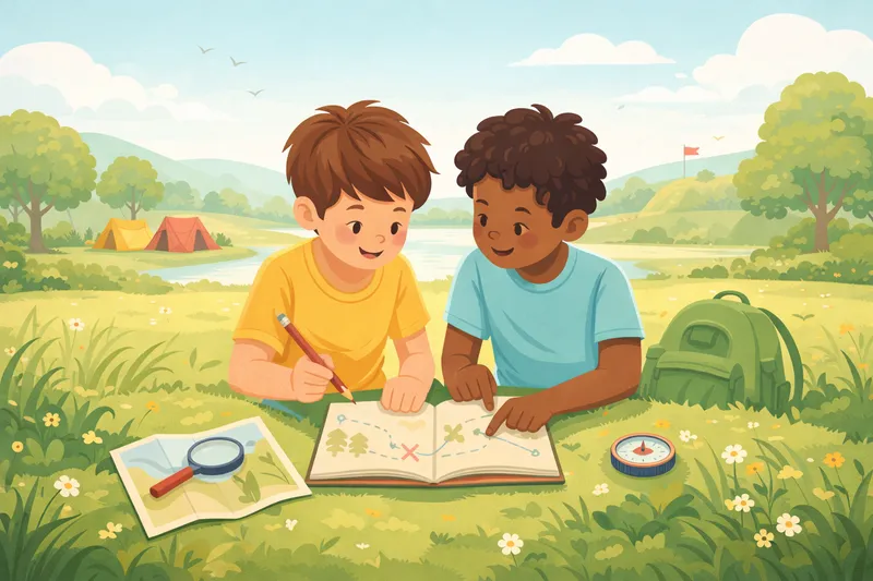 Two friends planning something together