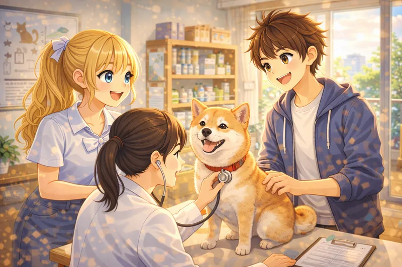 Besuch beim Tierarzt