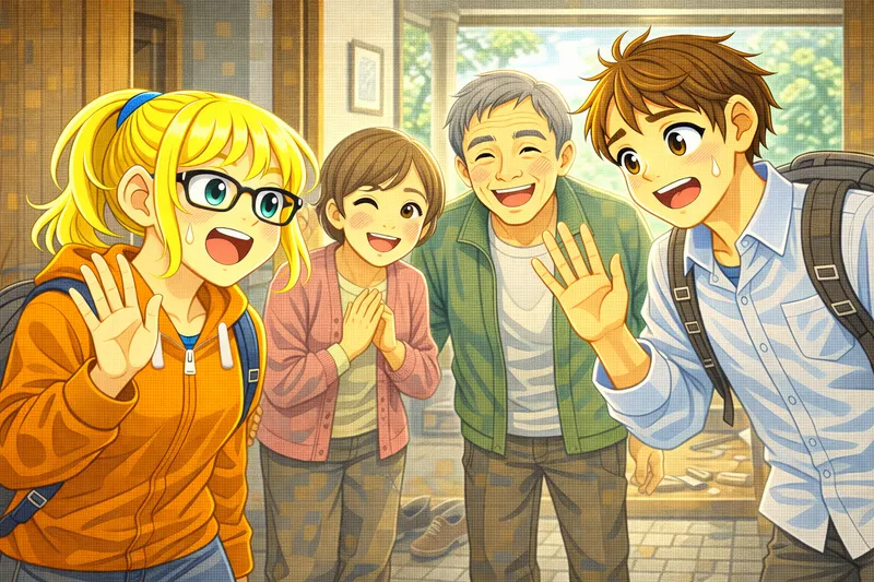 Besuch bei den Großeltern